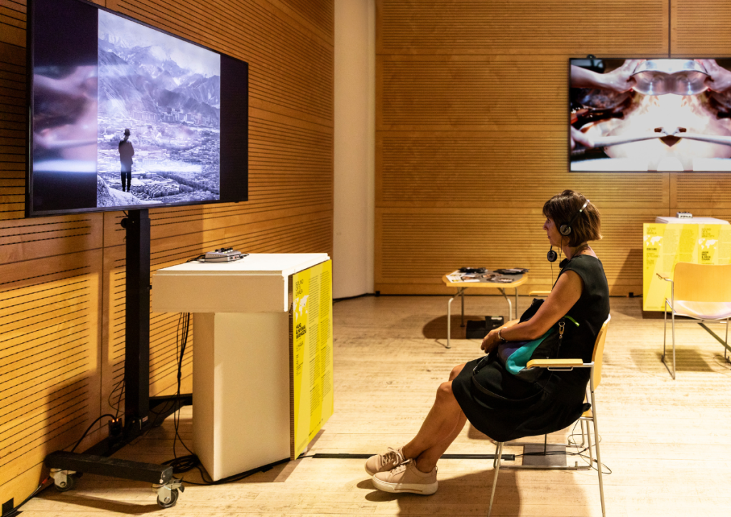 Sound of X exhibition at Biblioteca Tartarotti in Rovereto, Italy. © Monia Pavoni