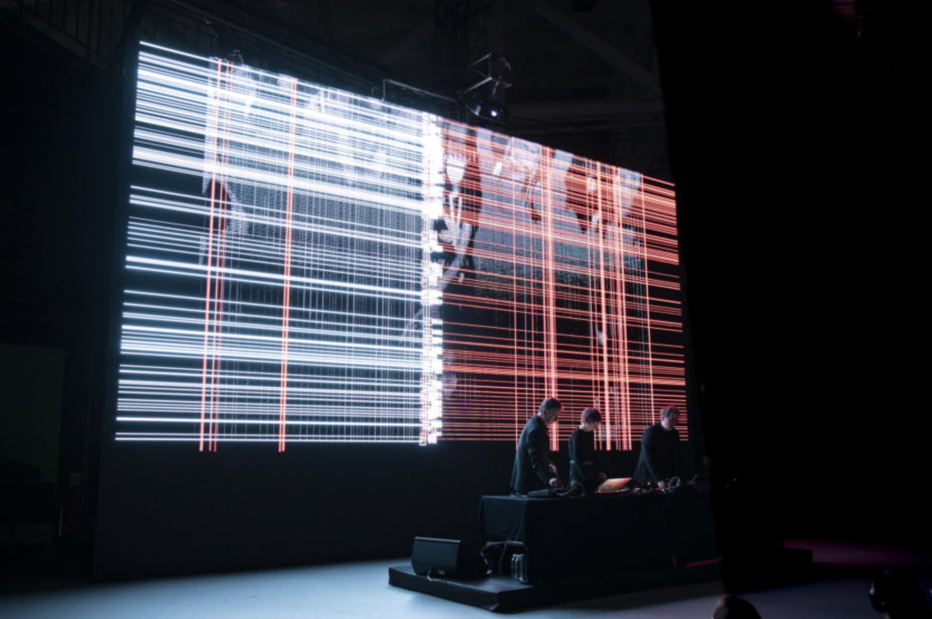 ScanAudience, a project developed by the duo Schnitt and Gianluca Sibaldi, live at ACT Festival 2022  at the Asian Culture Center in Guangjiu, South Korea. © Kim Sarah