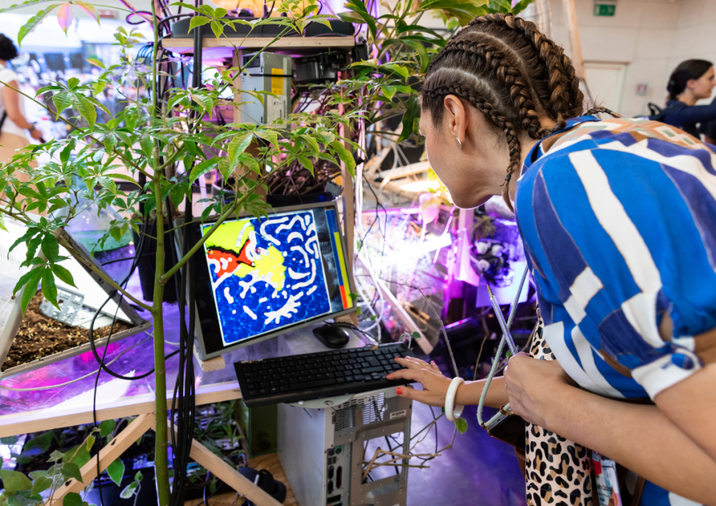 Biomodd [TT015] interactive installation at MUSE in Trento, Italy. © Monia Pavoni