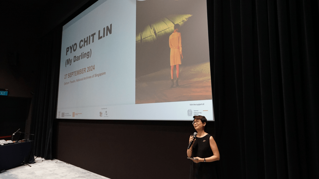 Screening of Pyo Chit Lin (My Darling) on 27 September at the Oldham Theatre of the Asian Film Archive © Asia-Europe Foundation