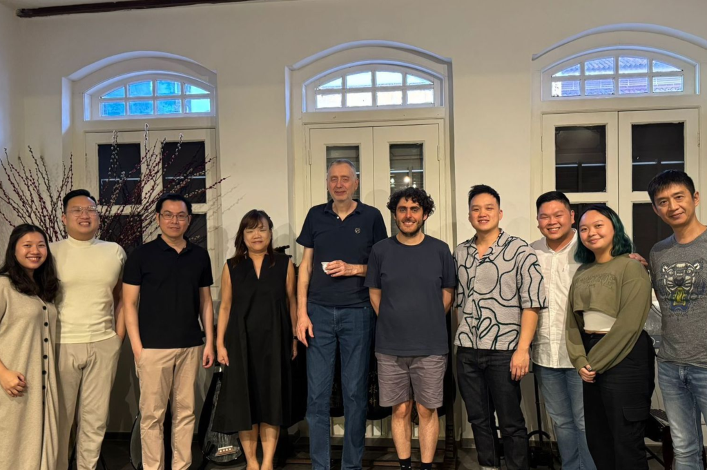 Artists of Siong Leng Musical Association and Tempo Reale during their residency in Singapore, 2024