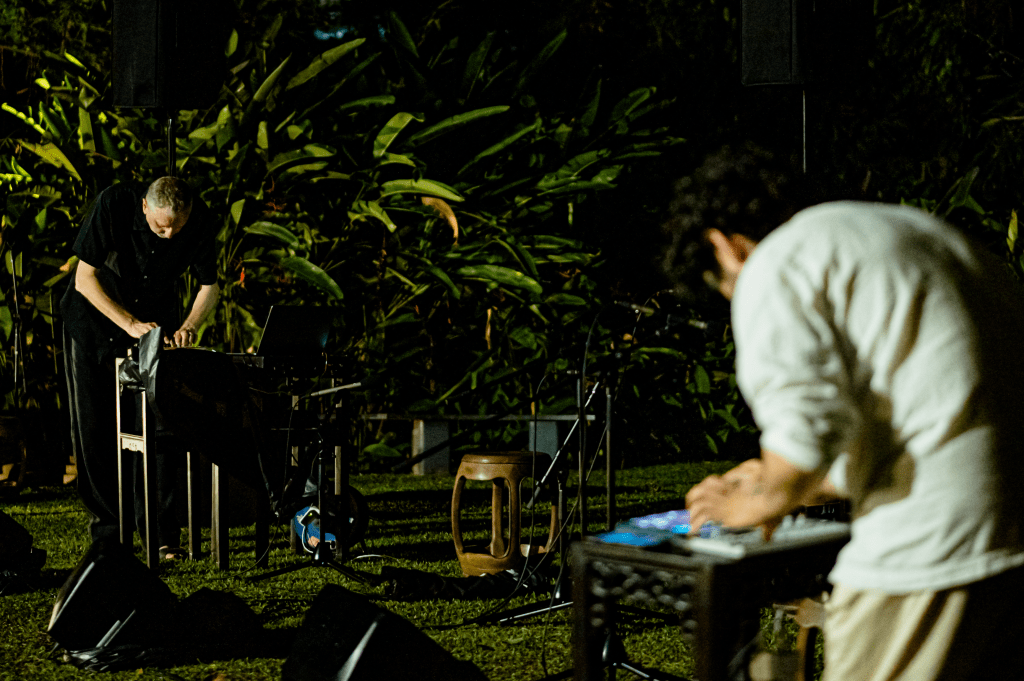 Tempo Reale at the preview performance of BRIDGE in Singapore, 2024 © Temenggong Artists-In-Residence