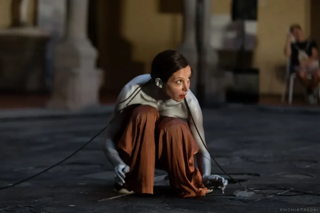 Performance of 'X' by Olimpia Fortuni and Katatonic Silentio at the Fabbrica Europa Festival 2022 © Monia Pavoni