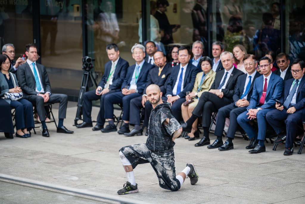 Karol Tyminski in ‘Looking Out and Anchoring Gaze Within the Matter Of’, AECFest 2025 Curtain Raiser in Krakow, Poland © Ministry of Foreign Affairs Poland