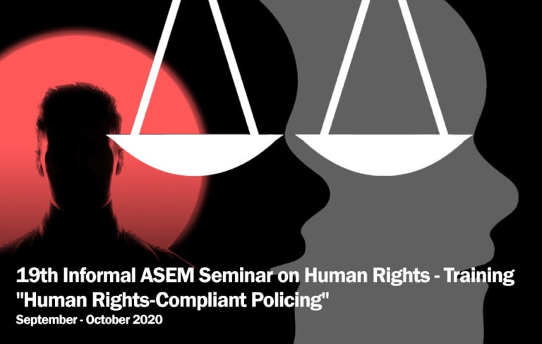 19th Informal ASEM Seminar on Human Rights - Training - Asia-Europe ...