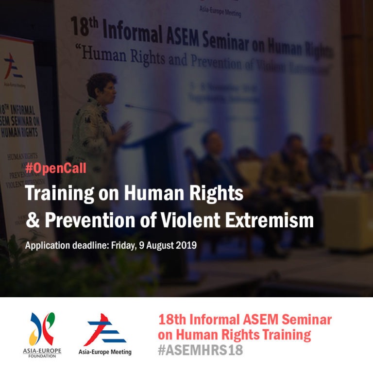 18th Informal ASEM Seminar on Human Rights - Training - Asia-Europe ...