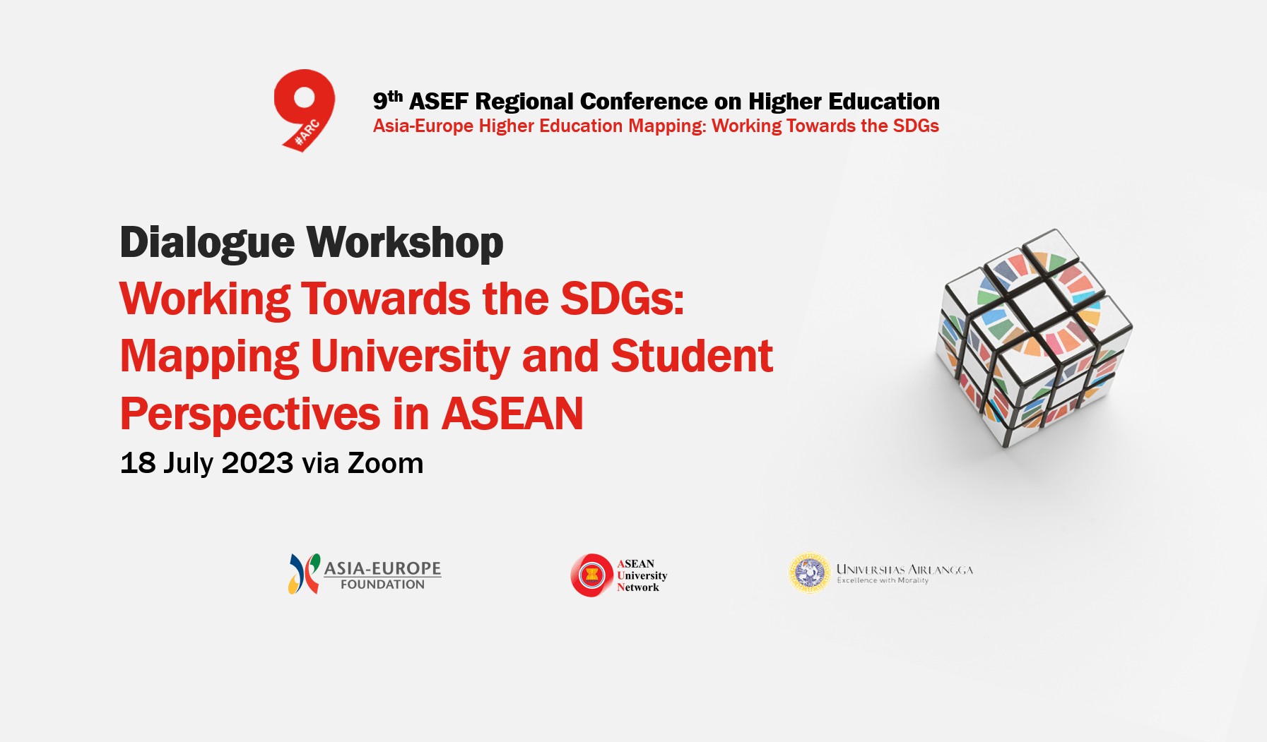 Programme of Activities – Dialogue Workshop on Working towards the SDGs